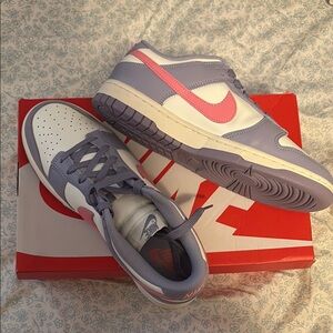 Nike Purple and Pink Sneakers